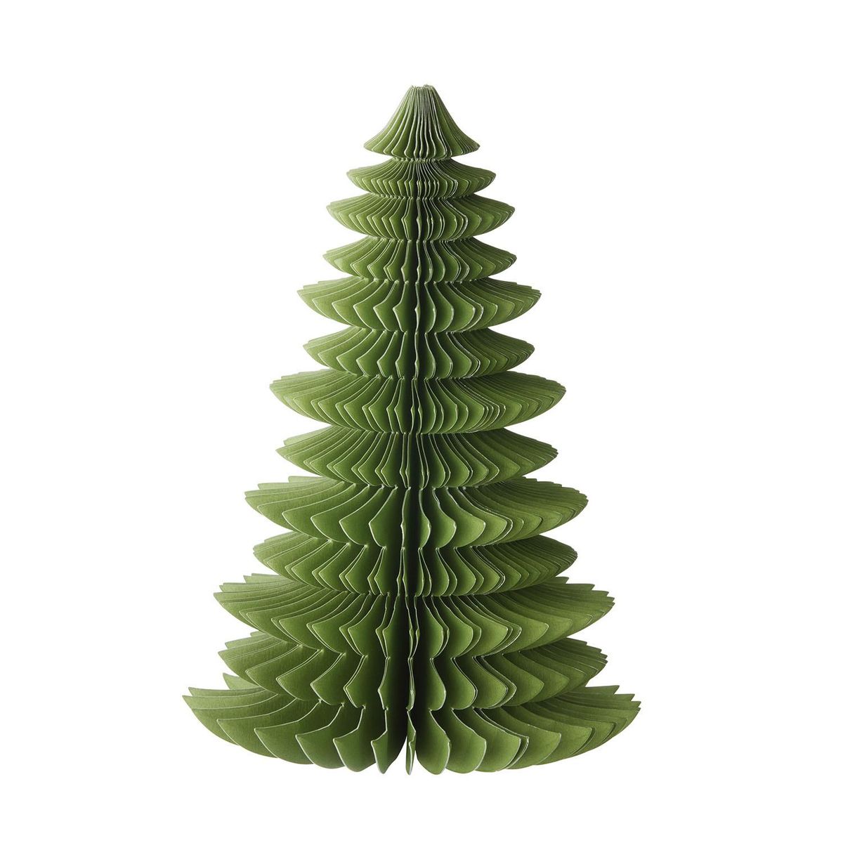 Honeycomb juletre H18 cm – Skogsgrønn