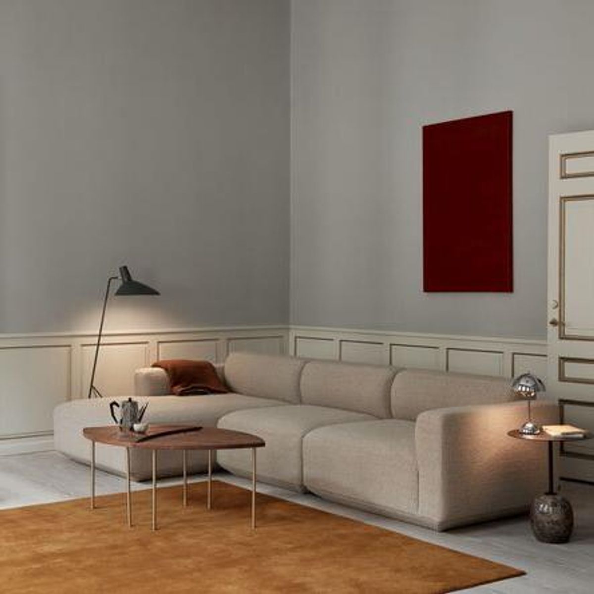 Develius EV1 modulsofa, 2 seter - Hallingdal 220