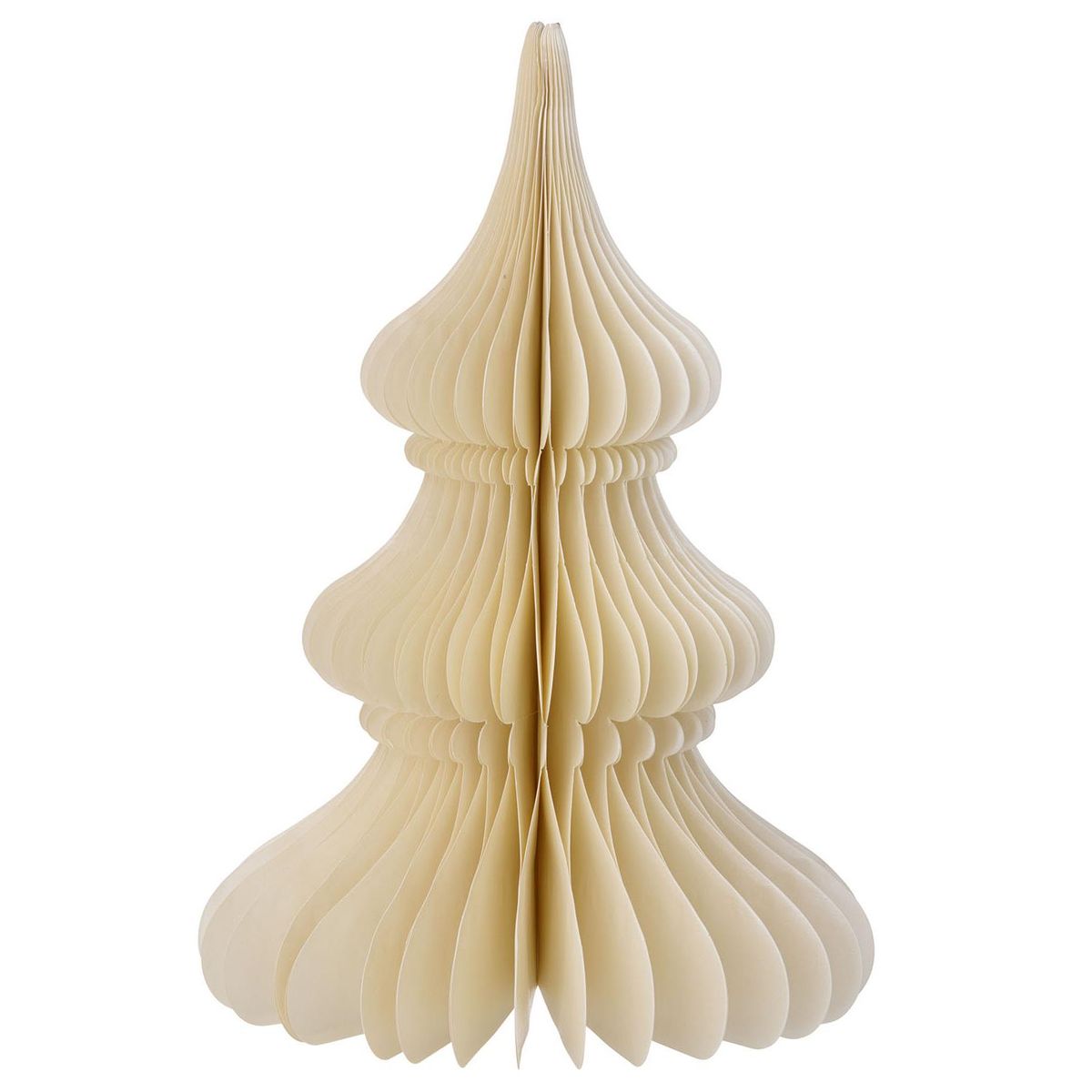 Honeycomb juletre H30 cm – Skjellhvit