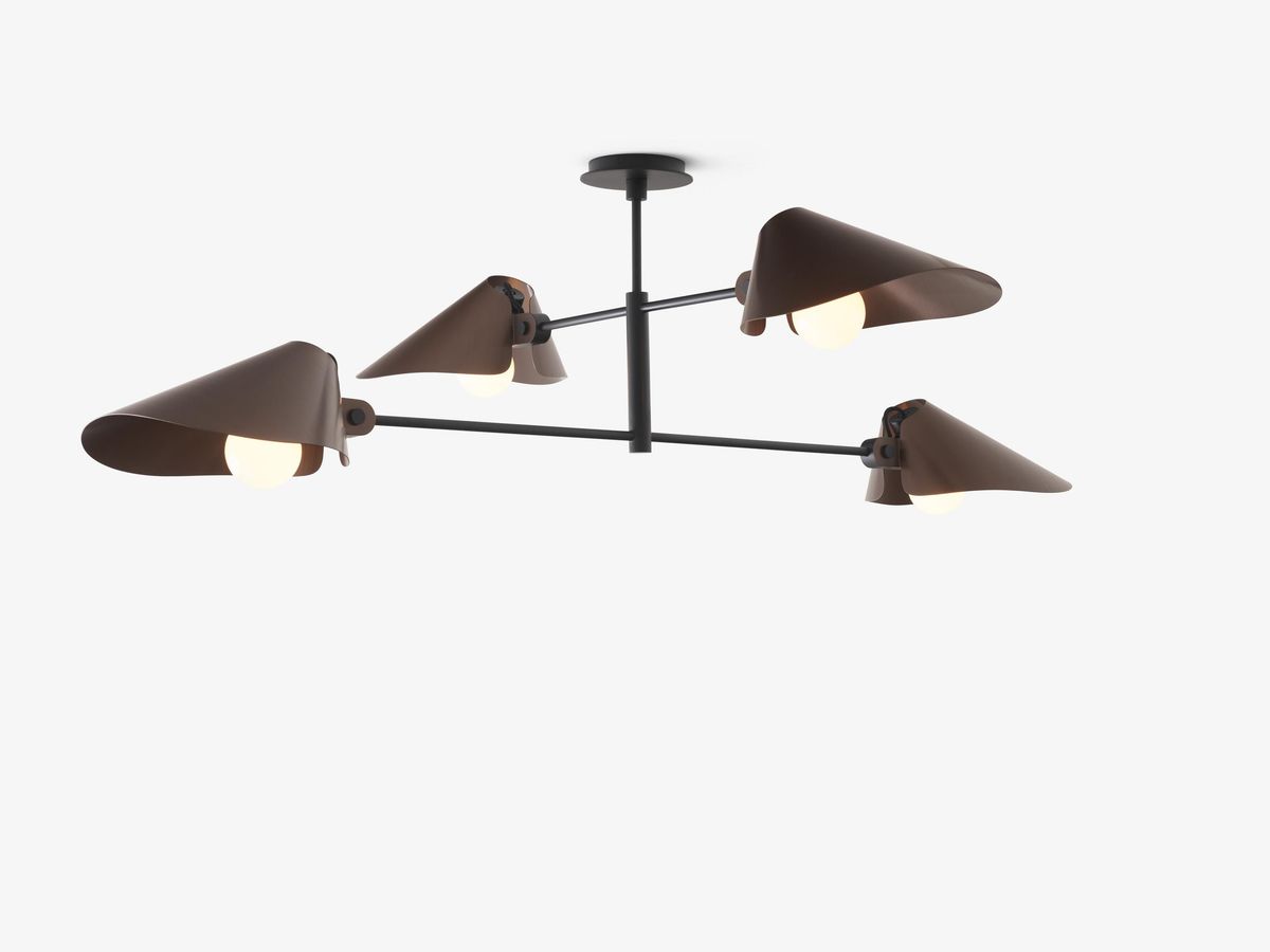 Bonnet SC91 lysekrone H40 cm - Sort & Bronse