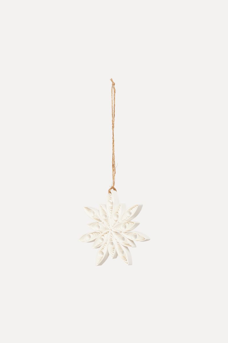 Snøfnugg 10 cm - Snø