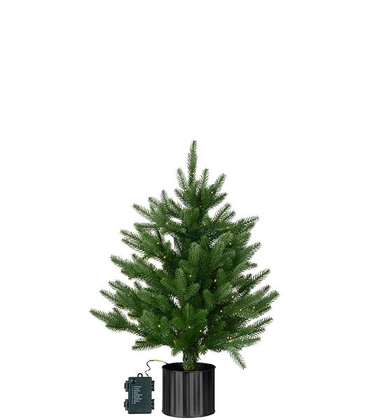 Hovedbilde Grantre i potte m/belysning