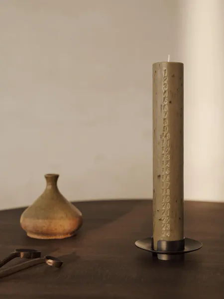 Hovedbilde Block Candle Holder - Black Brass
