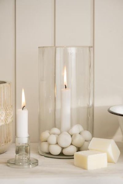 Hovedbilde Høy lykt i glass til kronelys