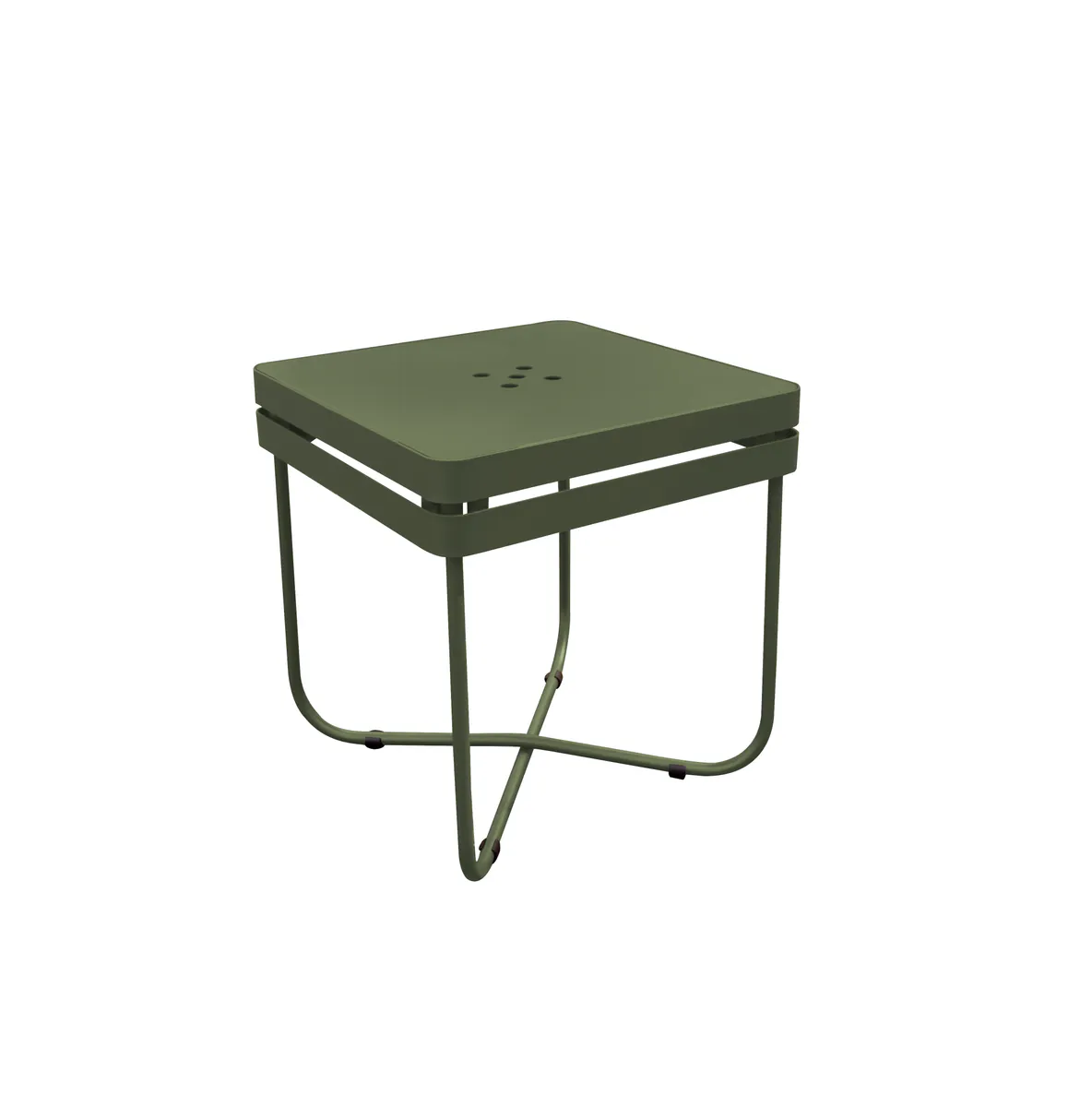 Bris Loungebord 45x45 - Deep Olive