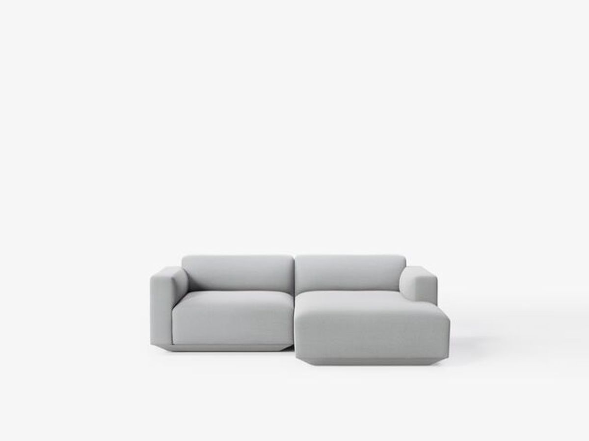 Develius EV1 modulsofa, 2 seter med sjeselong - Clay 0003