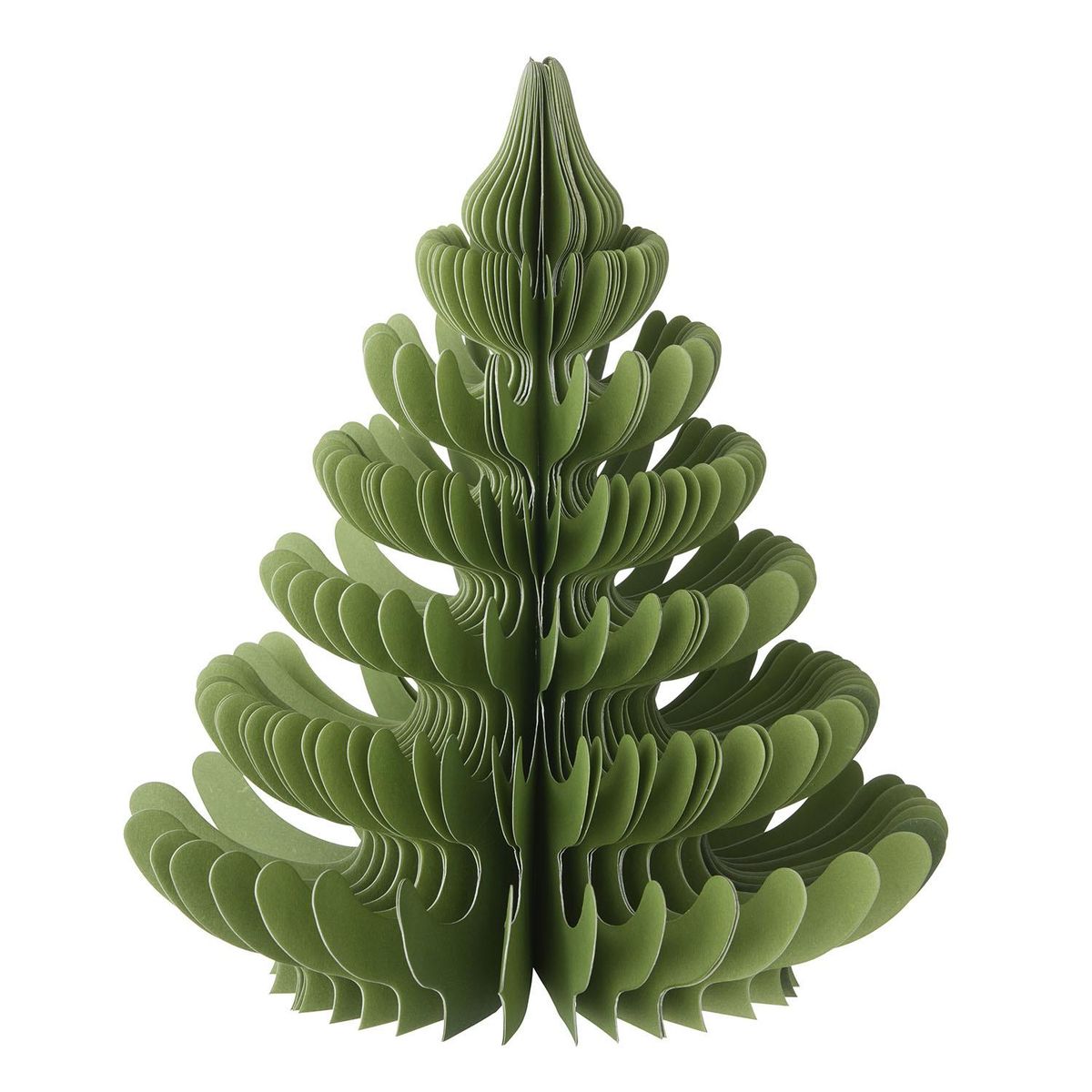 Honeycomb juletre H22 cm – Skogsgrønn